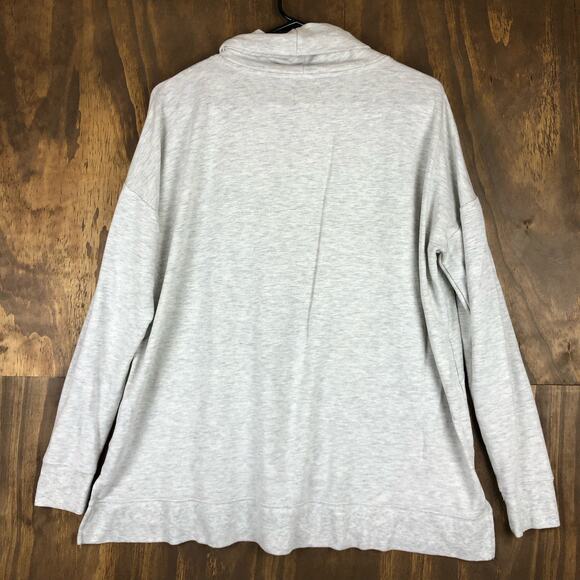 Thread & Supply Womens Sweatshirt Gray Cozy Life High Neck Stretch XS - Picture 10 of 12